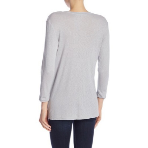 NWT Michael Stars Side Slit Tee - Picture 2 of 2